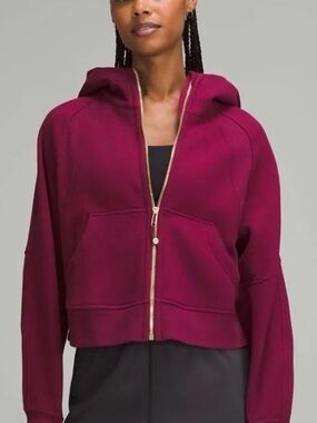 🆕 Lululemon Scuba Oversized Full Zip • Deluxe / Gold • Sz M / L